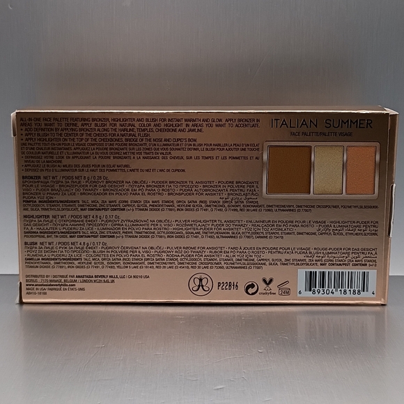 Anastasia Beverly Hills Italian Summer Face Palette - Picture 4 of 4